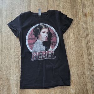 4/$16 girls star wars rebel shirt princess leia